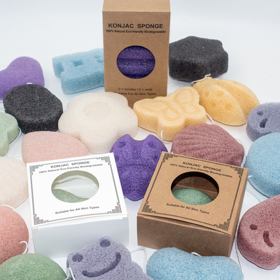 Dry Dim Facial Cleansing Sponge Environmentally Friendly