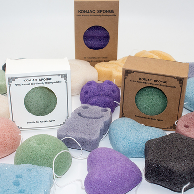 Dry Dim Facial Cleansing Sponge Environmentally Friendly