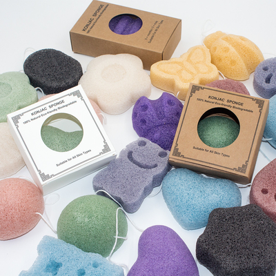 Dry Dim Facial Cleansing Sponge Environmentally Friendly