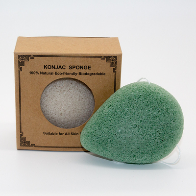 Pure Natural Konjac Facial Water Drop Makeup Sponge For Lusterless Skin