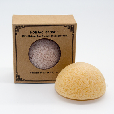 Different Shapes Turmeric Powder Konjac Sponge For All Skin Cleaning