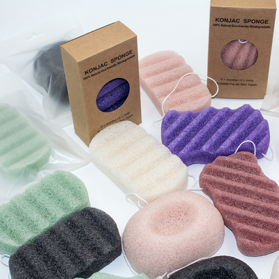 100% nature Private Label Body Konjac Sponge For Daily Exfoliating