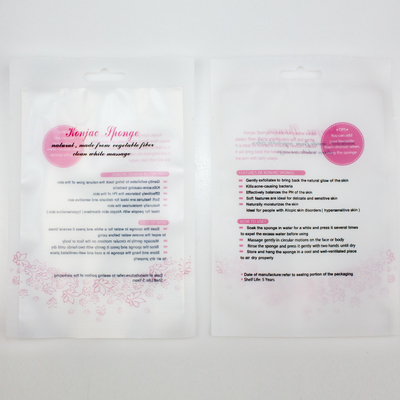 MSDS REACH Biodegradable Washable Face Konjac Sponge For Acne