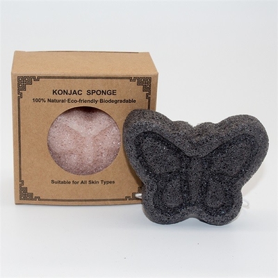 Fashion Konjac Butterfly Bath Sponge Studio Beauty Facial Cleansing Sponges
