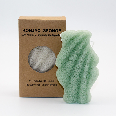 Lightweight 2.3*1.7 Inch Body Konjac Sponge Portable Exfoliating Skin Care Sponge