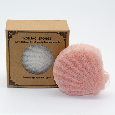 7.8*7.5cm Shell Shape Konjac Sponge