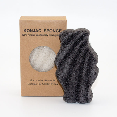 Wave Fishtail Konjac Exfoliating Sponge