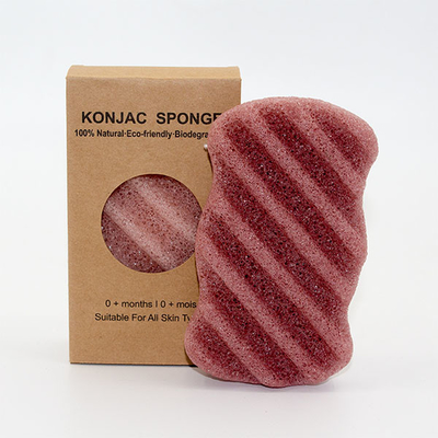 Private Label Konjac Activated Wave Cleansing Sponge 8.6×6.5×2.5cm