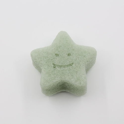 OEM ODM Green Tea Konjac Sponge Natural Face Cleansing Sponge