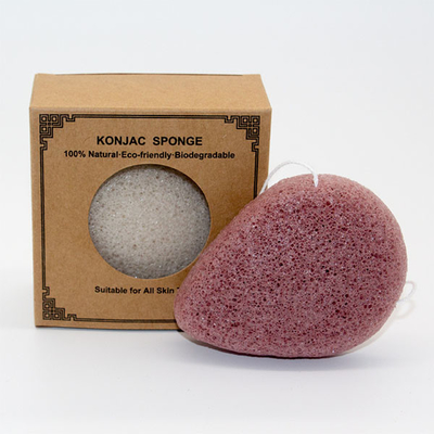 8.6*6.5*2.5cm Eco Friendly Waterdrop Konjac Sponge For Rosacea