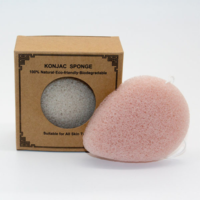 Large Water Drop Makeup Sponge Bamboo Charcoal Konjac Sponge 8.5*8.5*1.8cm