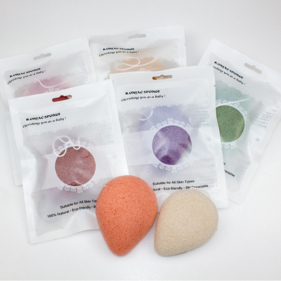 MSDS Biodegradable Water Drop Makeup Sponge Cleansing Konjac Sponge OEM