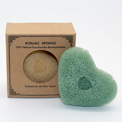 Vegan Konjac Gentle Skin Exfoliating Sponge Makeup Remover For Eczema Skin