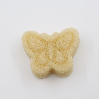 Personal Care Butterfly Bath Sponge Konjac Green Tea Sponge Removing Toxins