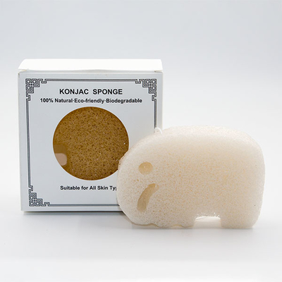 MSDS Antibacterial Face Konjac Sponge For Hypersensitive Skin