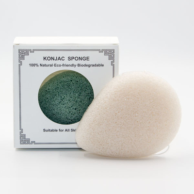 MSDS Antibacterial Face Konjac Sponge For Hypersensitive Skin