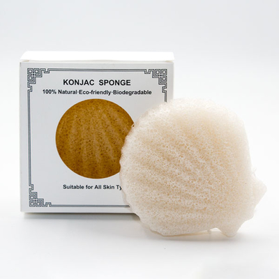 MSDS Antibacterial Face Konjac Sponge For Hypersensitive Skin