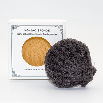 70*70*38mm Eco Friendly Shell Shaped Sponge Konjac Soft Facial Cleansing Sponge