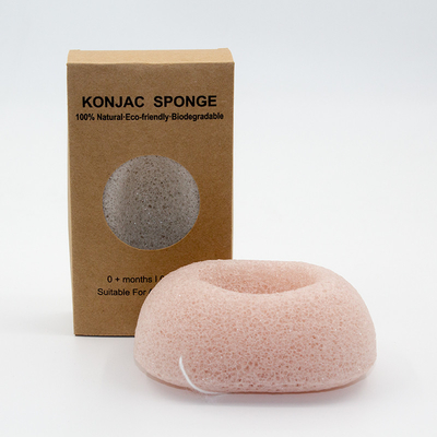 Sustainable Fluffy Bamboo Charcoal Face Sponge 10cm*7.5cm*4cm