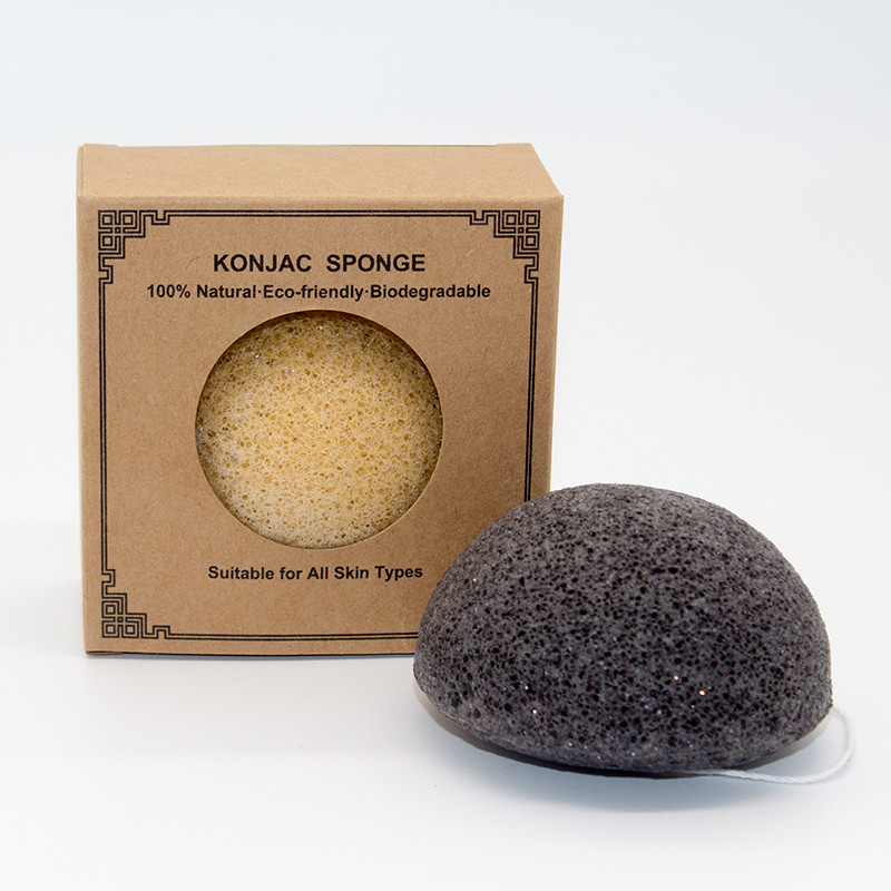 Organic Skincare Biodegradable Facial Konjac Sponge Removing Toxins