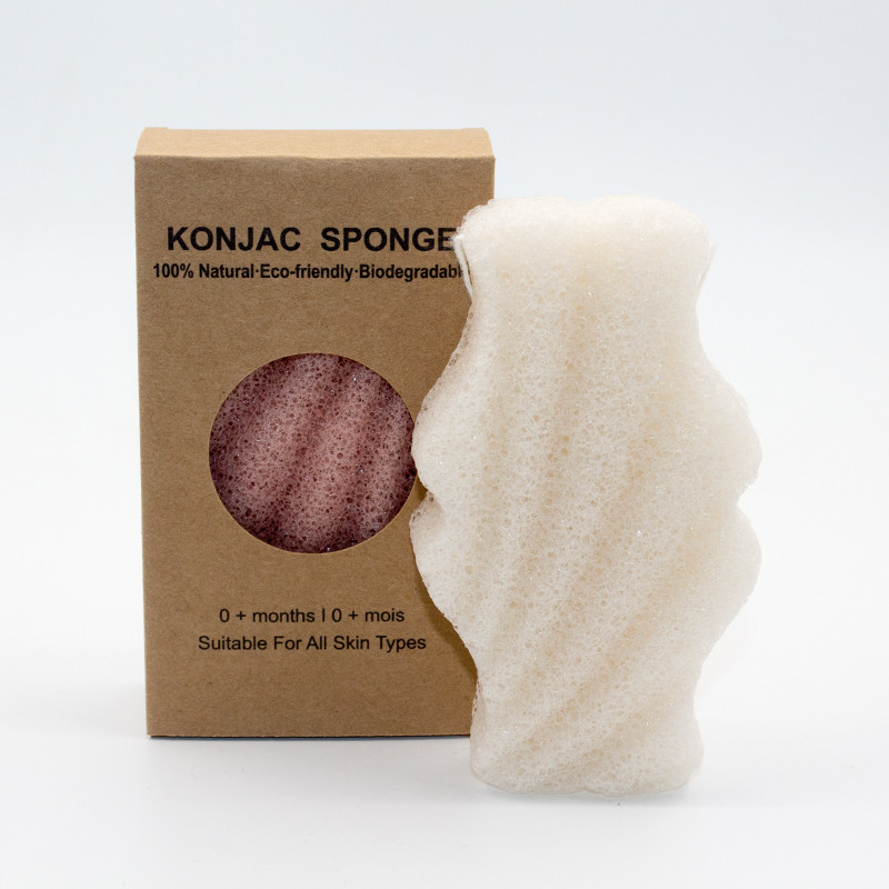 Lightweight 2.3*1.7 Inch Body Konjac Sponge Portable Exfoliating Skin Care Sponge