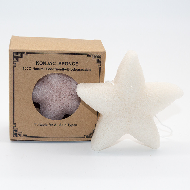 PH Balanced Exfoliating Natural Face Cleansing Sponge For Problematic Skin