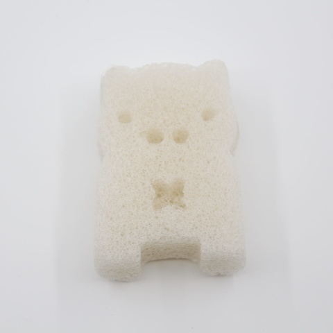 100% Pure Vegetable Fiber Natural Konjac Puff Pig Shaped Bath Sponge ODM