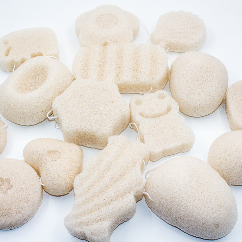 Intertek SGS Gentle Beauty Konjac Sponge BPA Free Exfoliating Skin Care Sponge