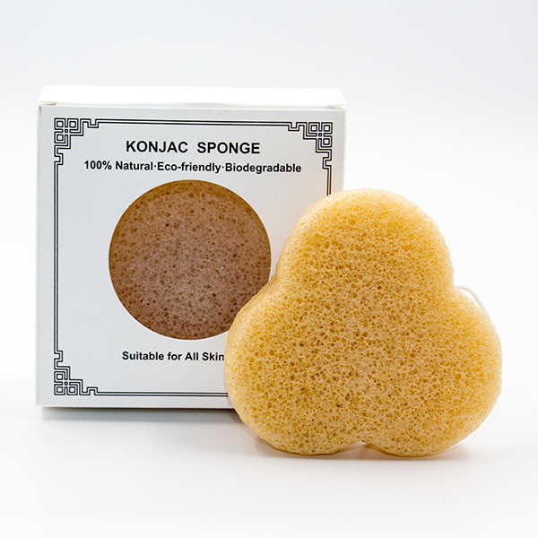 OEM Half Ball Natural Face Cleansing Sponge Reusable Exfoliating Konjac Facial Cleanser